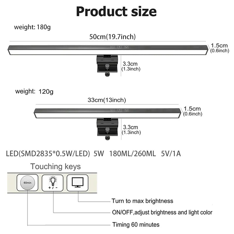 Luminária de LED para Monitor - DAKA