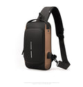 Mochila de Ombro Transversal Compacta USB - DAKA