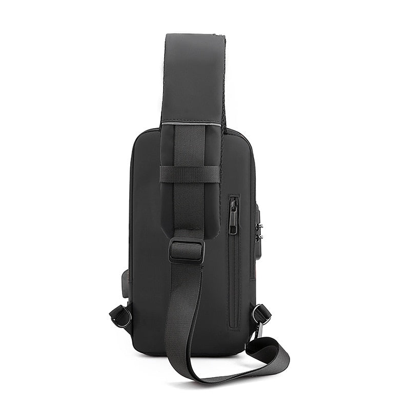 Mochila de Ombro Transversal Compacta USB - DAKA