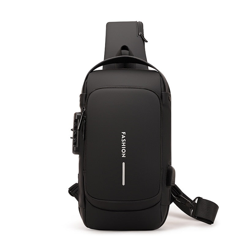 Mochila de Ombro Transversal Compacta USB - DAKA